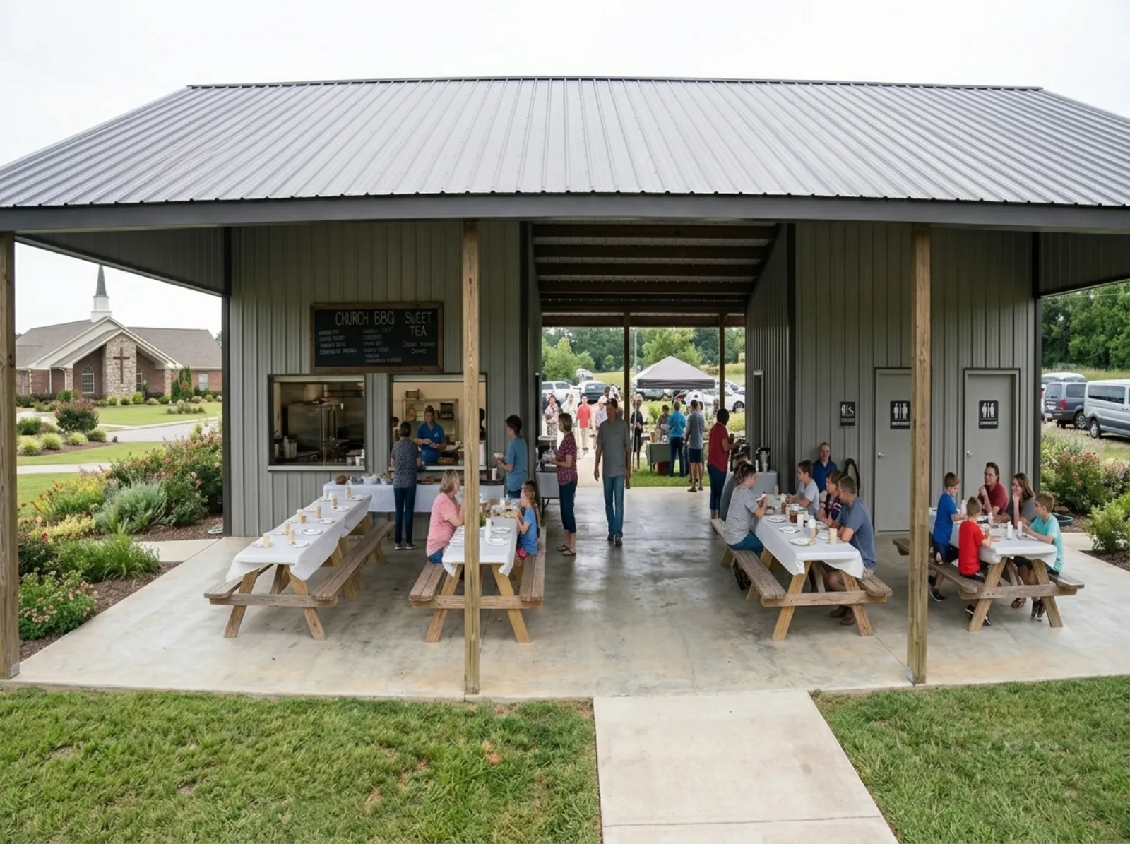 Outdoor pavilion